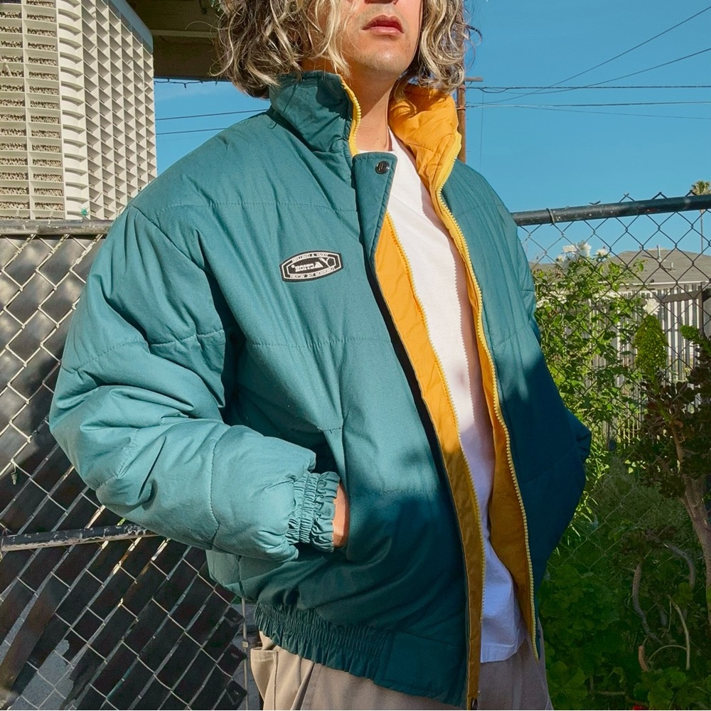 Active Reversible Bomber Puffer Jacket - image 4